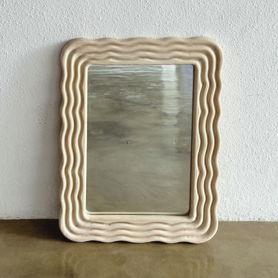 Abian Mirror Pigura Cermin Dinding Kayu Jati