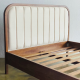 Dipan Tempat Tidur Minimalis Headboard Berlapis Kain Jok