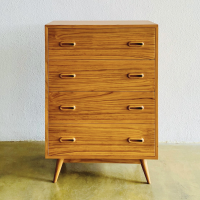 Hazza Chest Of Drawers Nakas Loker Cabinet 4 Laci Retro