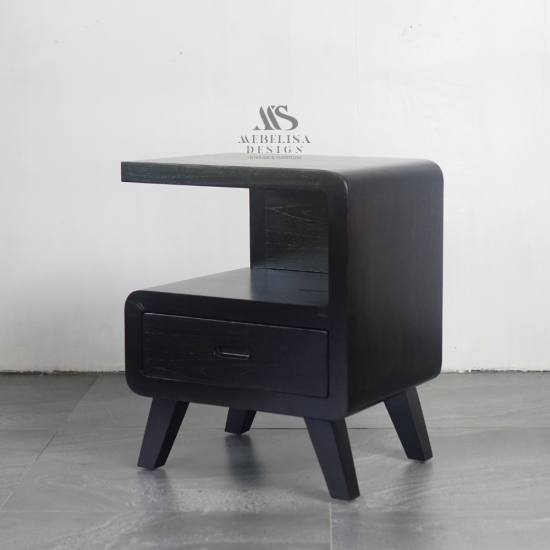 Jovani Nakas Bedside Tempat Tidur Scandinavian 1 Laci