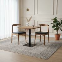 Kursi Meja Makan Cafe Set 2 Kursi Meja Kaki Besi