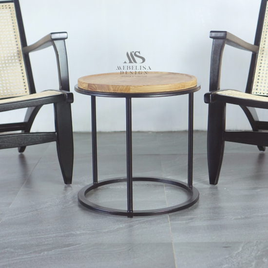 Kursi Meja Teras Depan Rumah Mix Anyaman Rotan Meja Besi