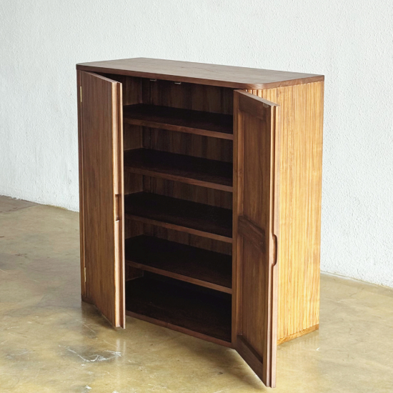 Muto Shoe Cabinet Lemari Rak Sepatu Sandal Kayu Jati
