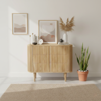 Chest of Drawer Bufet 3 Laci Serbaguna Kayu Jati