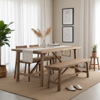 Coastal Dining Table Reclaimed Teak