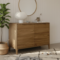 Nero Reclaimed Teak Sideboard Natural 2-Door
