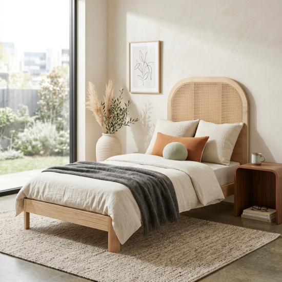 Dania Bed Tempat Tidur Single Dipan Rotan Anak Dania Bed Tempat Tidur Single Dipan Rotan Anak