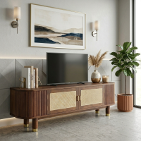 Danira TV Console Bufet Meja TV Retro Kayu Jati