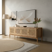 Gawas TV Console Meja TV Bufet Kabinet Console Retro