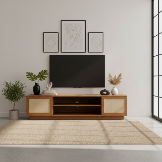 Gibra TV Console Meja Bufet TV Ruang Tamu Minimalis