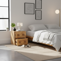 Gopina Bedside Meja Nakas Laci Minimalis