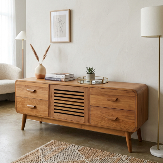 Haq TV Console Bufet TV Retro Minimalis Vintage Haq TV Console Bufet TV Retro Minimalis Vintage
