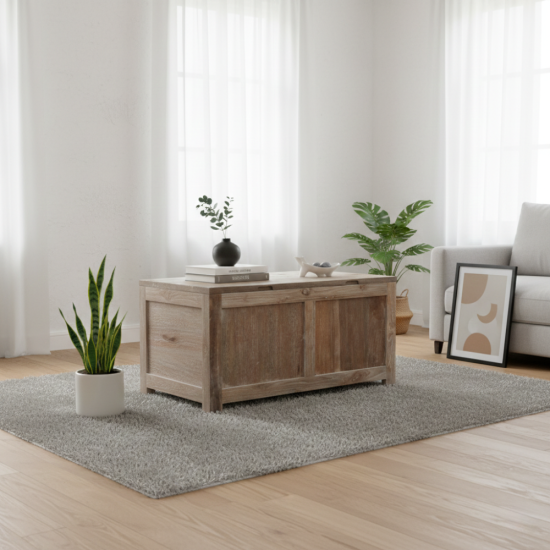 Jepara Reclaimed Teak Storage Trunk Jepara Reclaimed Teak Storage Trunk