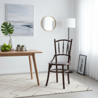 Kopitiam Kursi Makan Antik Minimalis Kayu Jati