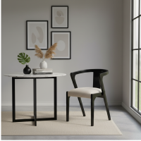 Kursi Cafe Minimalis Kayu Jati Scandinavian Style