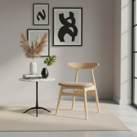 Kursi Cafe Minimalis Model Retro Scandinavian Bleaching