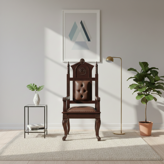 Kursi Hakim Pengadilan Klasik Kayu Jati