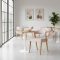 Kursi Makan Cafe Mid-Century Modern Minimalis