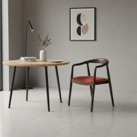 Kursi Makan Minimalis Dudukan Jok Modern Retro