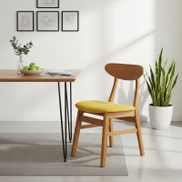 Kursi Makan Kayu Minimalis Modern Scandinavian Jepara