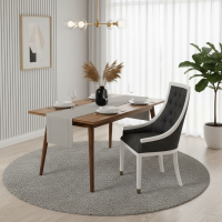 Kursi Makan Minimalis Modern Duko Putih Mewah