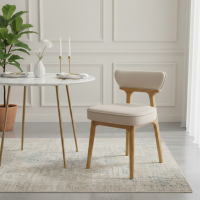 Kursi Makan Scandinavian Retro Modern Kayu Jati
