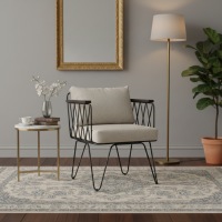 Kursi Santai Sofa Single Besi Industrial Aesthetic