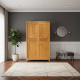 Lemari Baju 2 Pintu Geser Minimalis Full Kayu Jati Lemari Baju 2 Pintu Geser Minimalis Full Kayu Jati