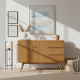 Mahara Sideboard Bufet Kayu Jati Minimalis Mid-Century