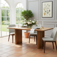 Malya Dining Table Meja Makan Minimalis Kayu Jati