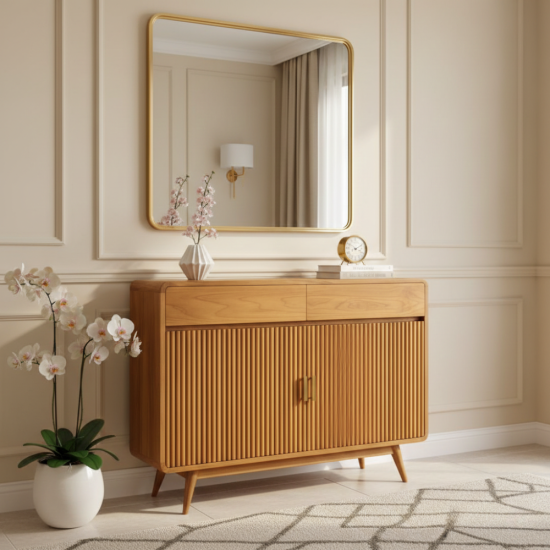 Mara Shoe Cabinet Bufet Cabinet Rak Sepatu Sandal Retro