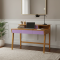 Meja Belajar Modern Minimalis Scandinavian Jati
