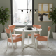Meja Makan Bulat Set 4 Kursi Minimalis Scandinavian Modern Duko Meja Makan Bulat Set 4 Kursi Minimalis Scandinavian Modern Duko