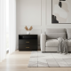 Meja Nakas Nighstand 2 Laci Modern Kayu Jati Meja Nakas Nighstand 2 Laci Modern Kayu Jati