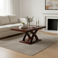 Meja Ruang Tamu Sederhana Minimalis Kayu Jati Jepara