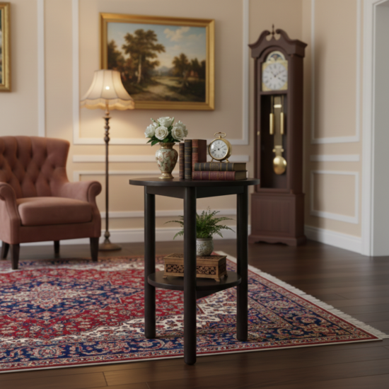 Meja Teras Meja Sudut Ruang Tamu Retro Mid-century