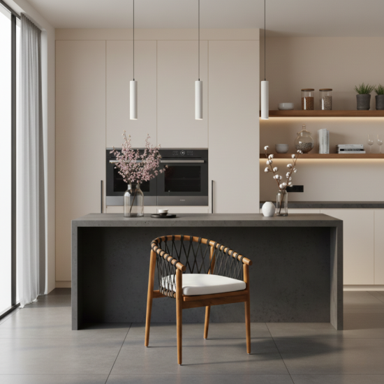 Nairah Armchair Kursi Makan Santai Anyaman Tali