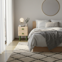 Naya Bedside Nakas Bedside Retro Modern