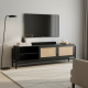 Nazia TV Console Bufet Meja TV Retro 2 Pintu Anyaman Nazia TV Console Bufet Meja TV Retro 2 Pintu Anyaman
