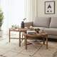 Nested Teak Coffee Tables Set of 2 Nested Teak Coffee Tables Set of 2