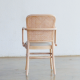 Rina Chair Kursi Makan Tanganan Retro Kombinasi Anyaman