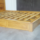 Tempat Tidur Minimalis Dengan 2 Laci Kayu Jati Solid
