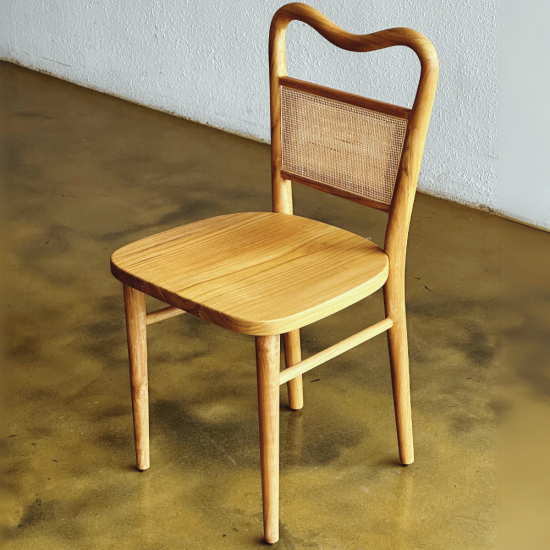 Mina Chair Kursi Makan Cafe Retro Vintage