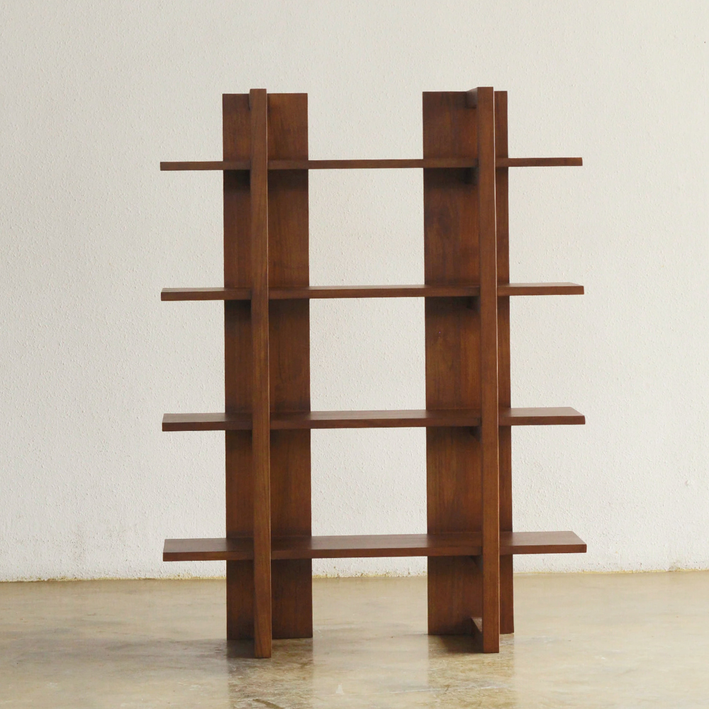 Yuki Book Shelf Rak Buku dan Pajangan Serbaguna 4 Susun