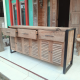 Louvered Industrial Reclaimed Teak Sideboard