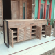 Louvered Industrial Reclaimed Teak Sideboard