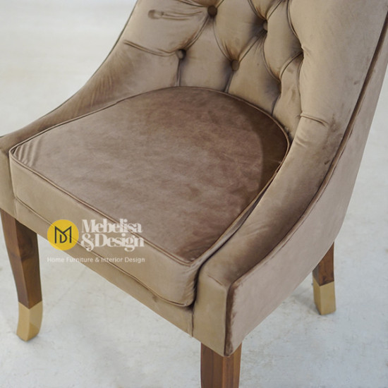 Kursi Makan Modern Minimalis Mewah Kayu Jati