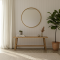 Minimalist Hallway Bench Made Reclaimed Teak