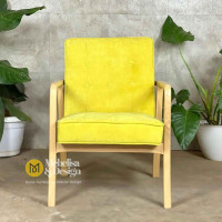 Mid-Century Modern Sofa Santai Minimalis Kayu Jati Mid-Century Modern Sofa Santai Minimalis Kayu Jati