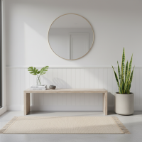 Modern Scandian Reclaimed Teak Bench